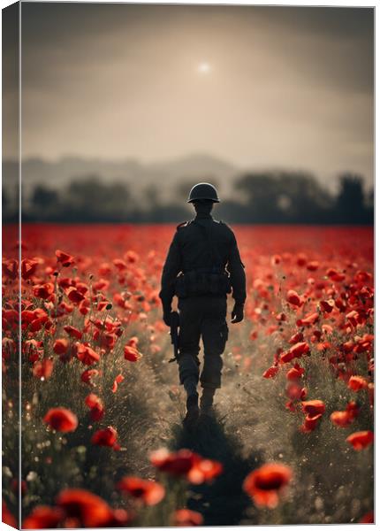 Remembrance Canvas Print by Picture Wizard