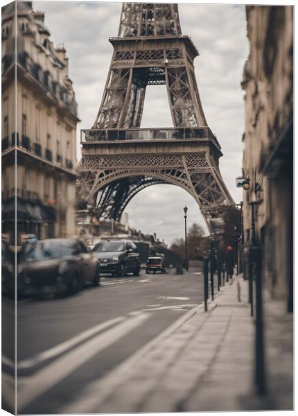 The Eiffel Tower Canvas Print by Picture Wizard