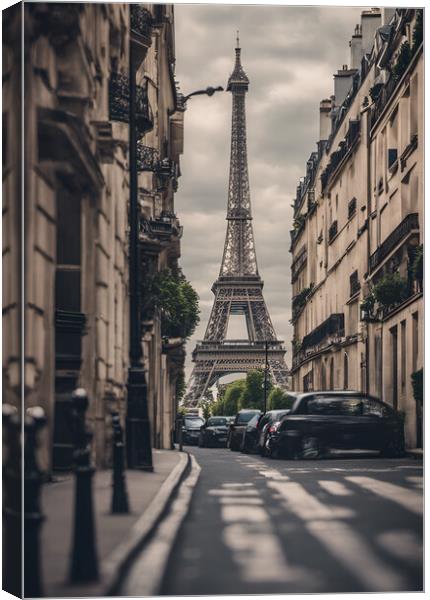 Paris Streets Canvas Print by Picture Wizard