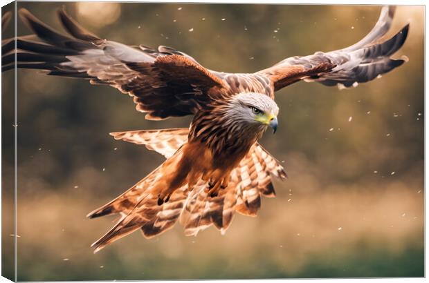 Red Kite Canvas Print by Picture Wizard