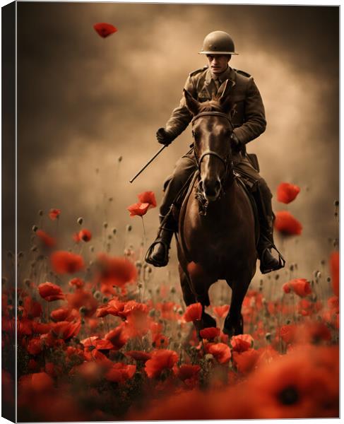 Lest We Forget Canvas Print by Picture Wizard