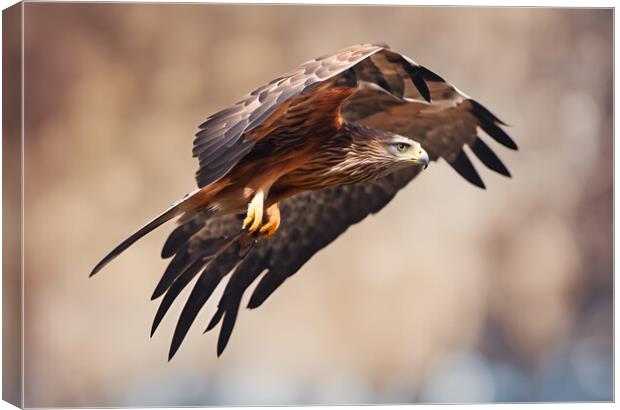 Red Kite Canvas Print by Picture Wizard