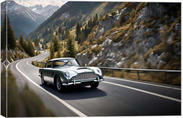 Aston Martin DB5 Canvas Print by Picture Wizard