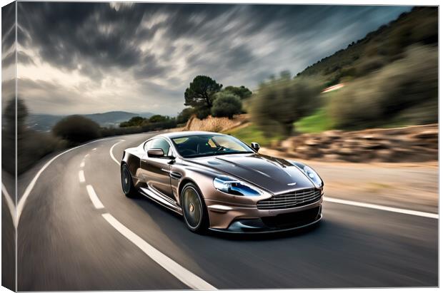 Aston Martin Canvas Print by Picture Wizard