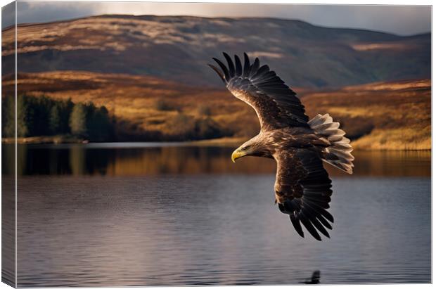 White Tailed Eagle Canvas Print by Picture Wizard