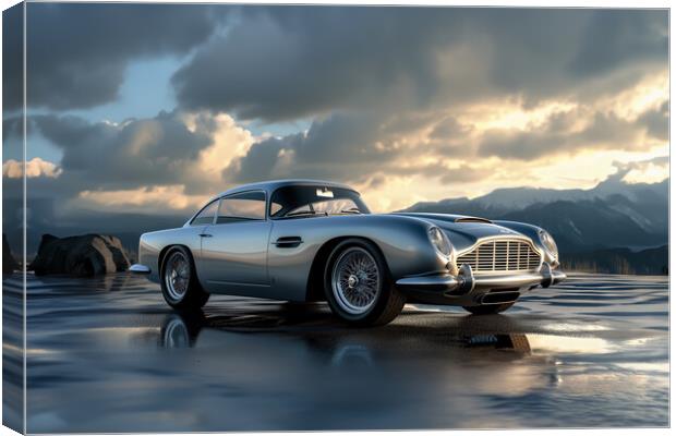 Aston Martin DB5 Canvas Print by Picture Wizard