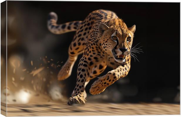 Cheetah Canvas Print by Picture Wizard
