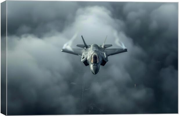 F35 Plane Canvas Print by Picture Wizard