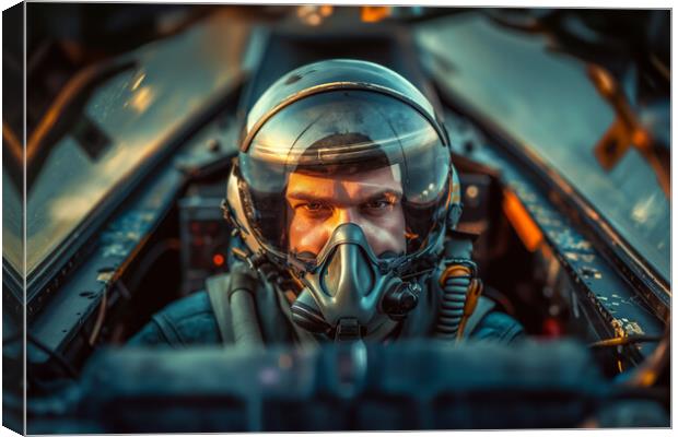 Pilot Canvas Print by Picture Wizard
