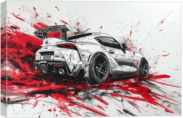 Toyota Supra Canvas Print by Picture Wizard