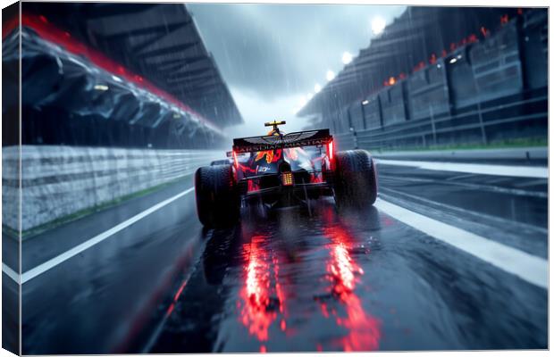 F1 Race Car Canvas Print by Picture Wizard