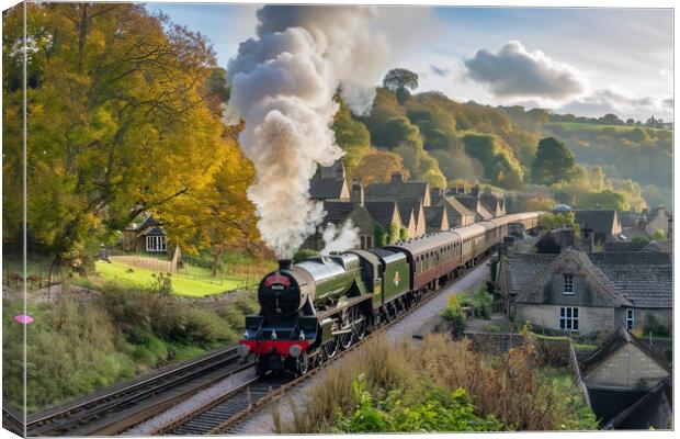 North Yorkshire Express Canvas Print by Picture Wizard