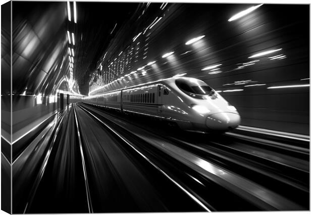 Japanese Bullet Train Canvas Print by Picture Wizard