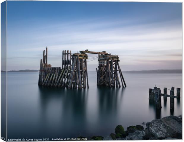 The Old Jetty Canvas Print by Kevin Payne