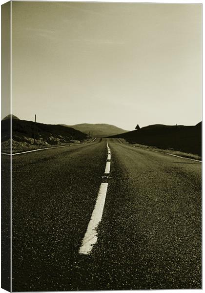 road Canvas Print by john maclean