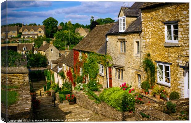 Tetbury, Chipping Steps Canvas Print by Chris Rose