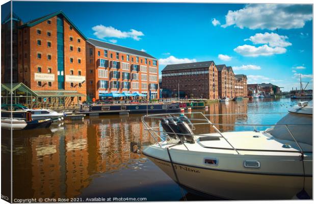 Gloucester Dock Canvas Print by Chris Rose