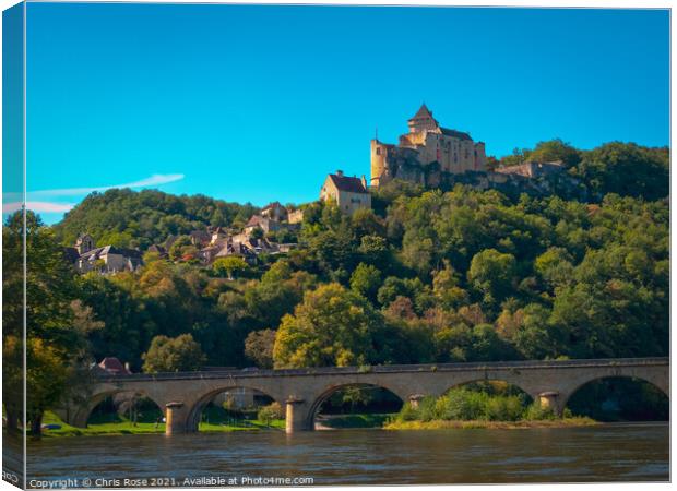 Dordogne River kayak trip Canvas Print by Chris Rose