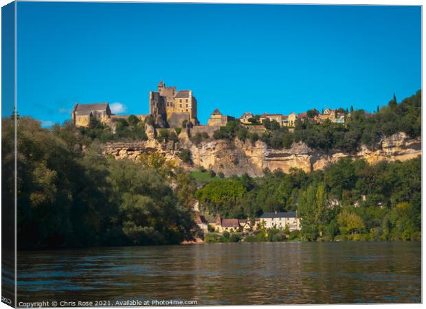 Dordogne River kayak trip Canvas Print by Chris Rose