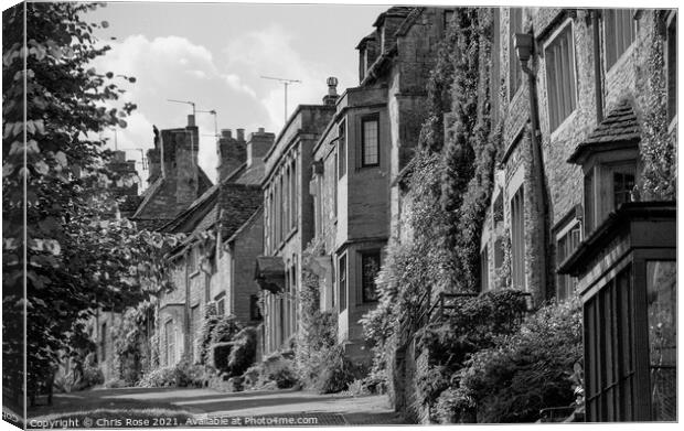 Burford, Cotswolds cottages Canvas Print by Chris Rose