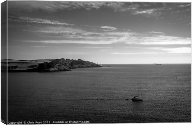 St Mawes, St Anthony Head Canvas Print by Chris Rose