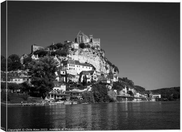 Dordogne River kayak trip Canvas Print by Chris Rose