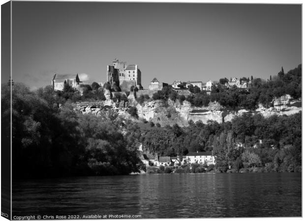 Dordogne River kayak trip Canvas Print by Chris Rose