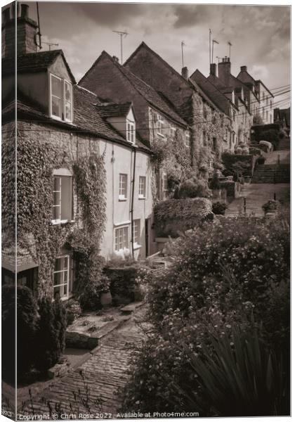 Tetbury, The Chipping Steps Canvas Print by Chris Rose