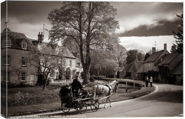 Lower Slaughter Canvas Print by Chris Rose