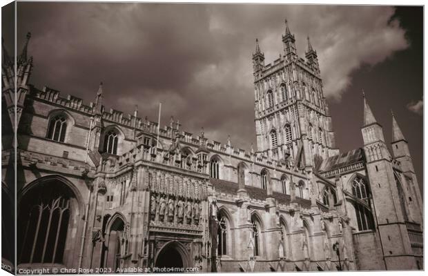 Gloucester Cathedral Canvas Print by Chris Rose