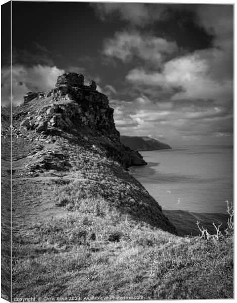 Valley of Rocks Canvas Print by Chris Rose