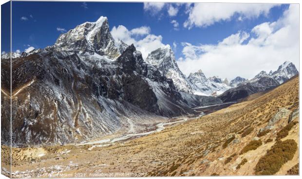 Majestic Himalayan Range Canvas Print by Steven Nokes