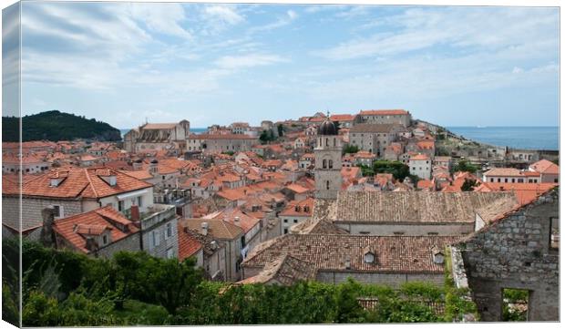 From the roof tops Canvas Print by Angela Lee