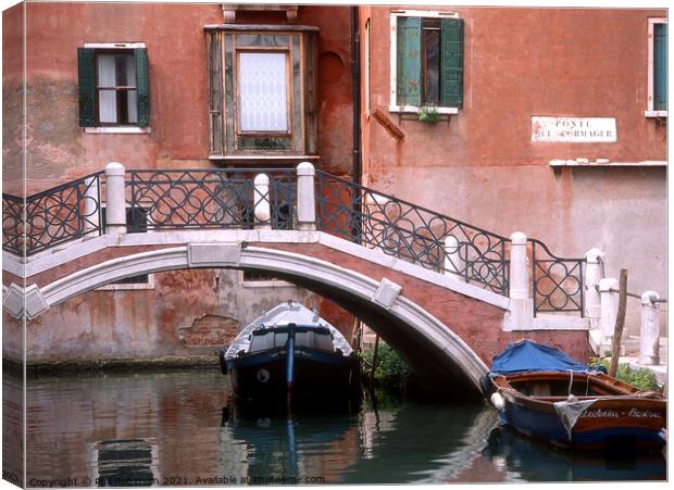 Ponte del Formager, Venice Canvas Print by Phil Robinson