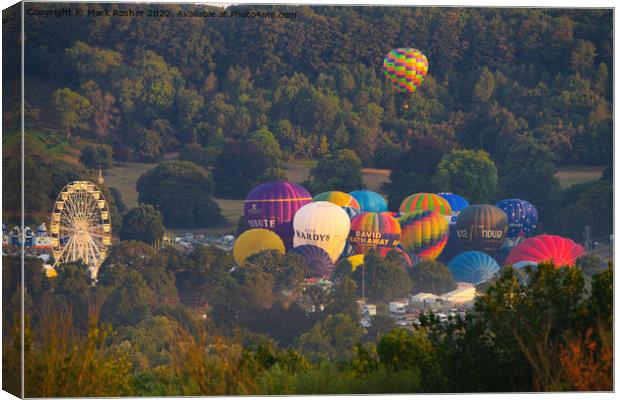 First Balloon Up Canvas Print by Mark Rosher