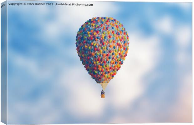 Balloon on the Up Canvas Print by Mark Rosher