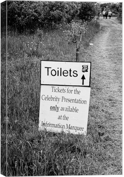 Toilets Canvas Print by Gerry Walden LRPS