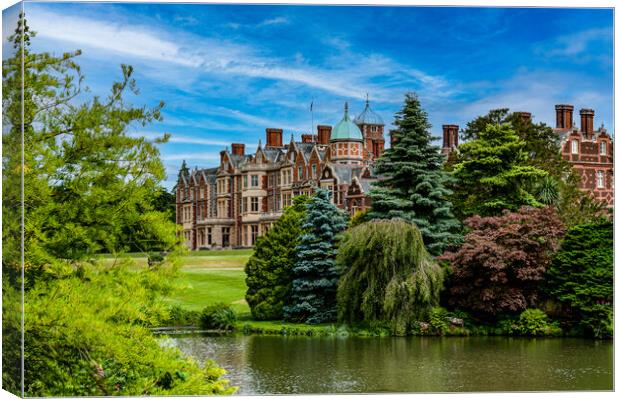 Sandrinham House Canvas Print by Gerry Walden LRPS