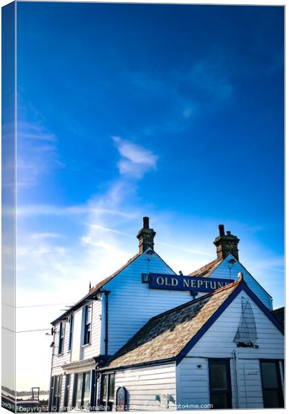 The Old Neptune, Whitstable Canvas Print by Simon Connellan