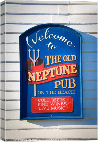 The Old Neptune, Whitstable Canvas Print by Simon Connellan