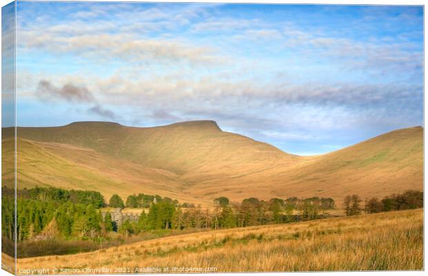 Brecon Beacons Canvas Print by Simon Connellan