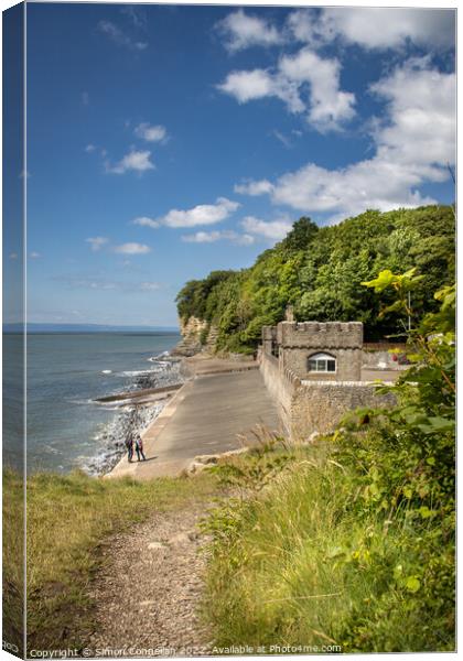 St Donats Castle Canvas Print by Simon Connellan