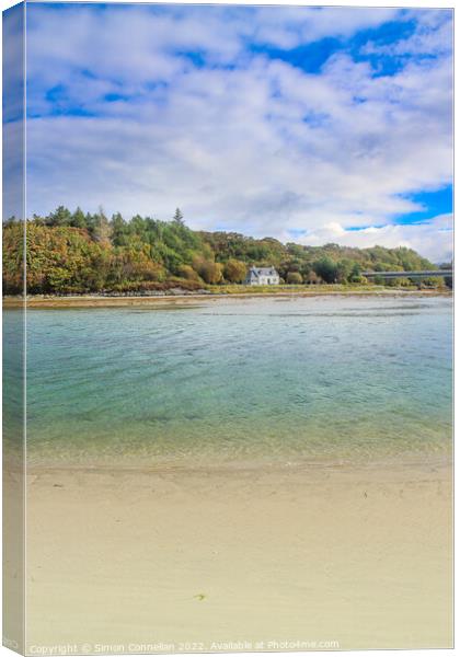 Morar Canvas Print by Simon Connellan