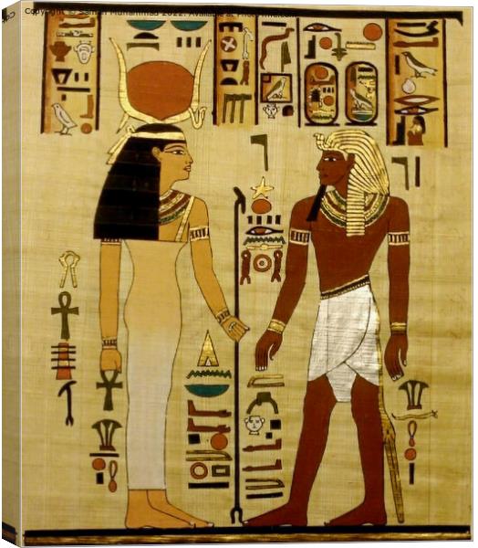 Pharaohs Life 3 Canvas Print by Samah Muhammad