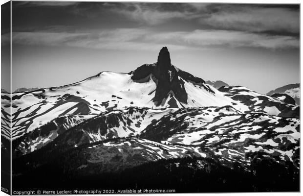 Dramatic Black Tusk Mountain Canvas Print by Pierre Leclerc Photography