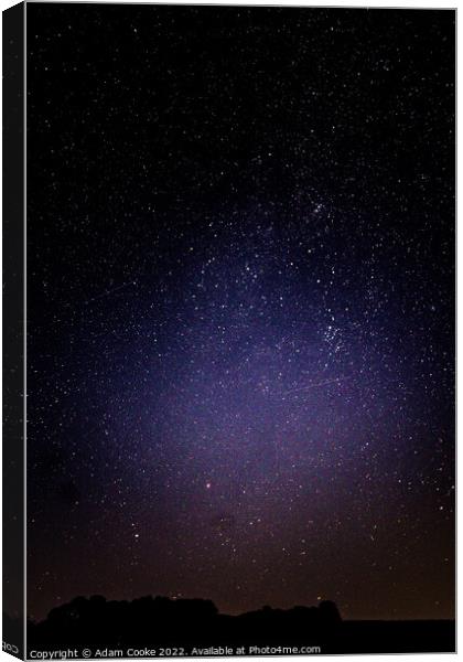 Star Gazing | Cornwall Canvas Print by Adam Cooke