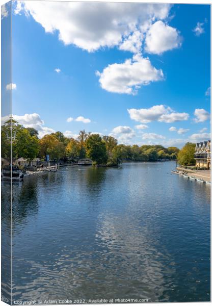 River Thames | Windsor Canvas Print by Adam Cooke