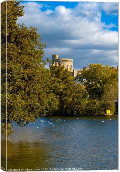 Windsor Castle | River Thames | Windsor Canvas Print by Adam Cooke