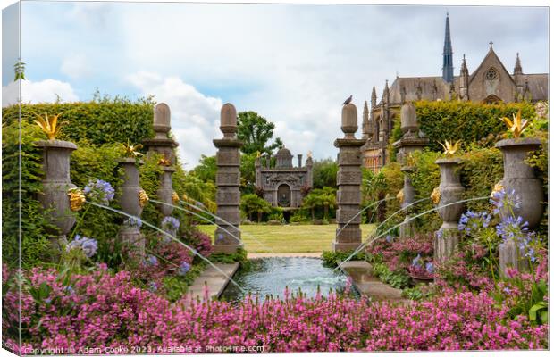 Arundel Castle | Tropical Gardens | Arundel Canvas Print by Adam Cooke