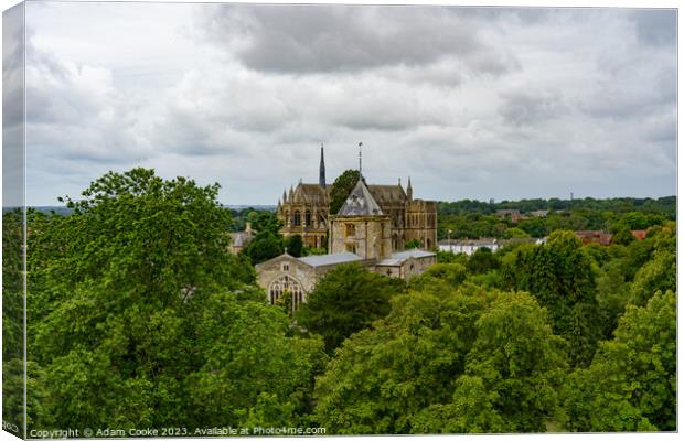 Arundel Cathedral of Our Lady & St Philip Howard | Canvas Print by Adam Cooke